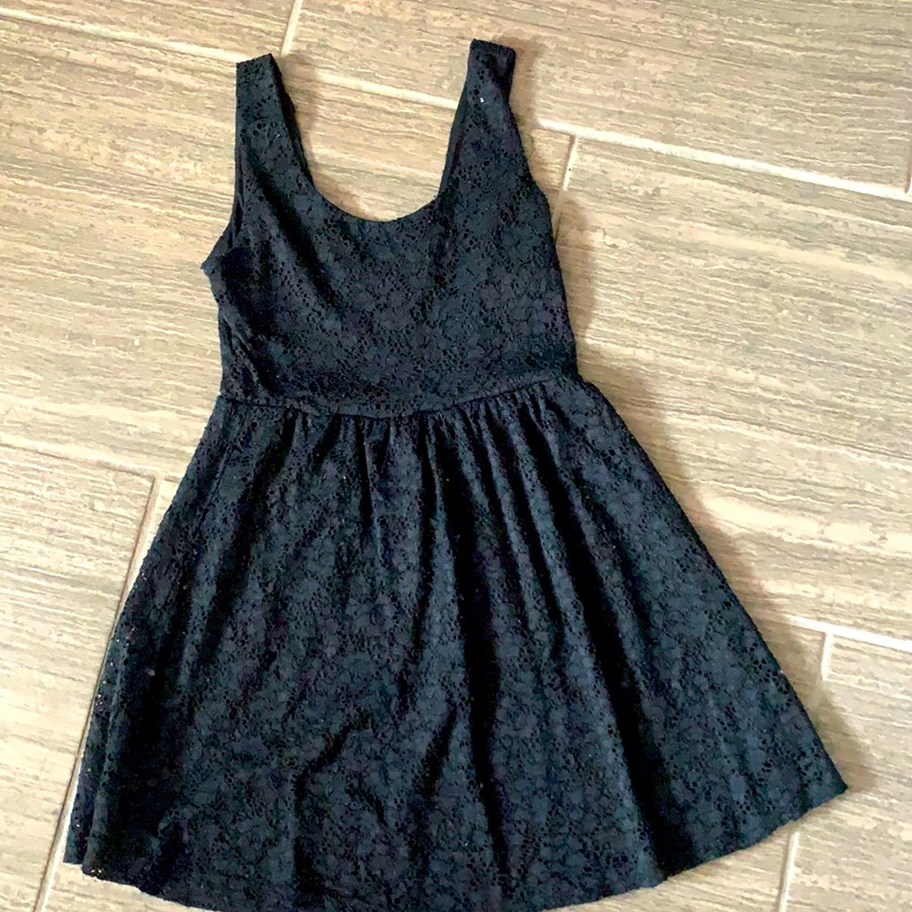 Ambiance apparel- black dress- M